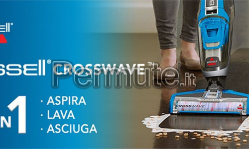 Aspirapolvere lavapavimenti Bissell CrossWave multifunzione 3 in 1