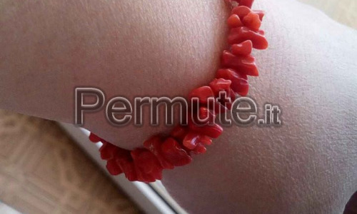 Collana e bracciale di corallo rosso