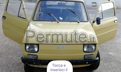 Fiat 126 del 1974 in buone condizioni solo 67000 km