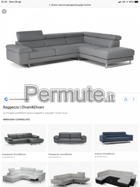Divano Natuzzi Lecce Usato In Permuta Arredamento Soggiorno