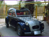 Scambio Citroen 2CV con Harley Davidson 883