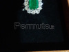 Anello smeraldo e diamanti