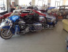 Moto Harley Davidson Electra Glide Ultra Classic con Sidecar e Carrellino