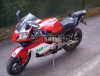 moto gilera sc 125 colore rossa