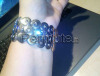 Bracciale con cristalli, elastico