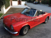 auto Fiat 124 spider 1.6 del 1973 colore rosso