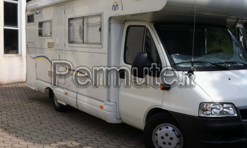 camper miller alabama 7 posti con garage 51000km