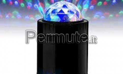 Mini Speaker Bluetooth batteria ricaricabile luci multicolor