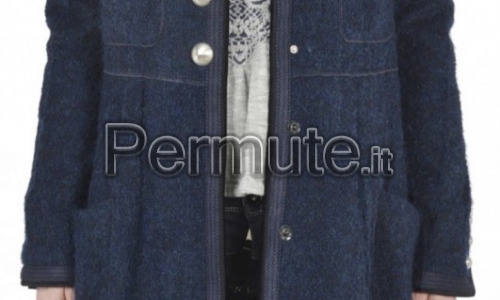 LUMINARY nuova collezione High - Cappotto lungo in comodo alpaca misto mohair. Nuovo Tg. 46