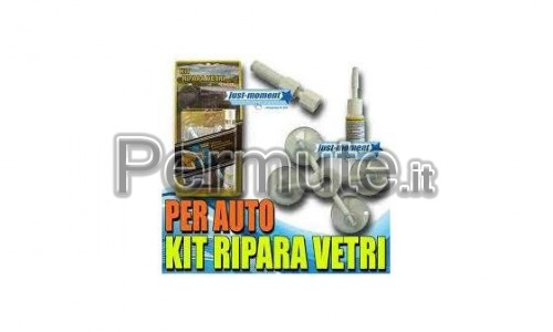 Kit ripara vetro parabrezza per auto con resina per riparazi