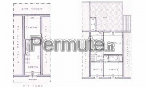 Setteponti, permuta appartamento indipendente, senza condominio, con terrazza, soffitta e cantina
