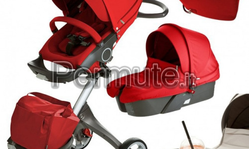 Passeggino Stokke Xplory V4 con navicella e seggiolino auto