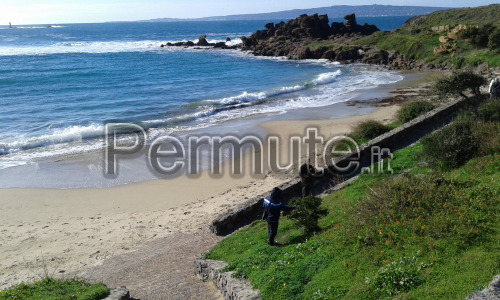 Sardegna-Portoscuso, paese sul mare fronte isola S.Pietro