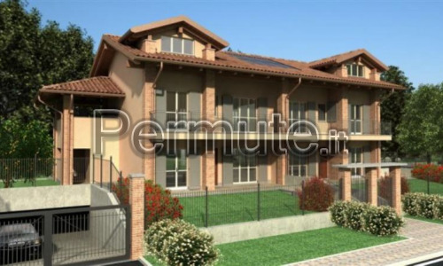 RIVA PRESSO CHIERI - vendesi alloggio in villa di nuova costruzione totalmente indipendente piano
