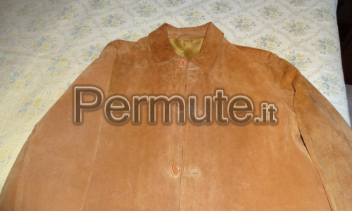Giacca in vera pelle di renna