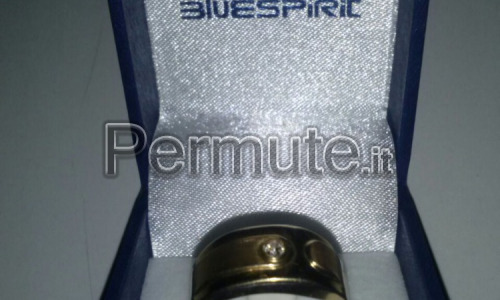 anello blue spirit oro giallo raro