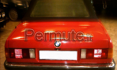 bmw 320 i cabrio rossa perfetta 6 cilindri