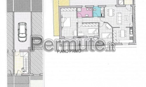 NUOVO QUADRILOCALE INDIPENDENTE con box, posto auto e area esterna di proprietà. L’appartamento è