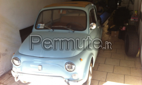 FIAT 500L BERLINA DA MOSTRA,LAMBRETTA 150d,del 1954,con libretto,targa originale