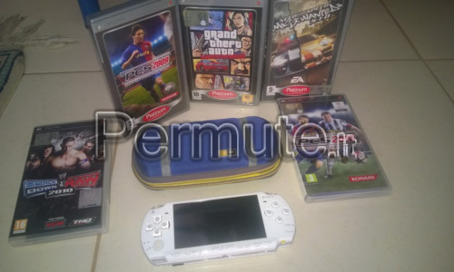 Psp, Custodia & 5 Giochi