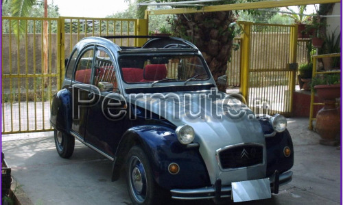 Scambio Citroen 2CV con Harley Davidson 883