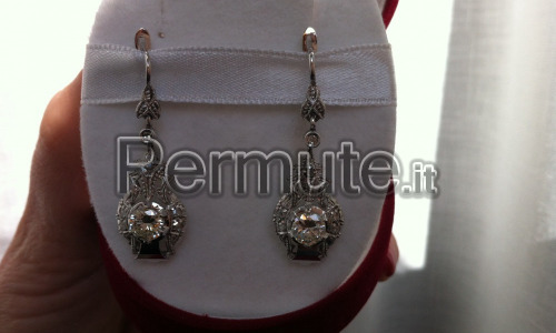 Orecchini in oro e diamanti