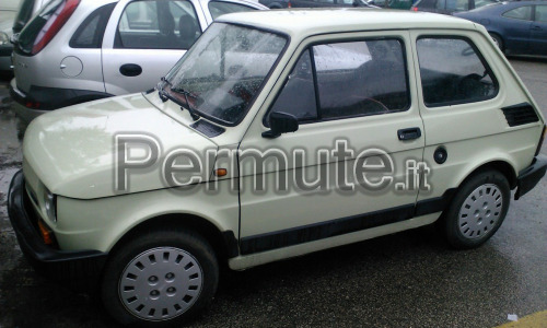 fiat 126 bis del 1989 da vetrina