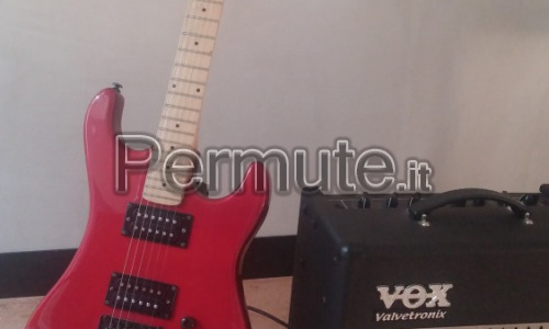 CHITARRA ELETTRICA KRAMER + AMPLIFICATORE