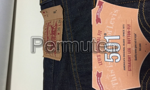 Jeans Levi's 501 originali W36 L34 blu scuro praticamente nuovi