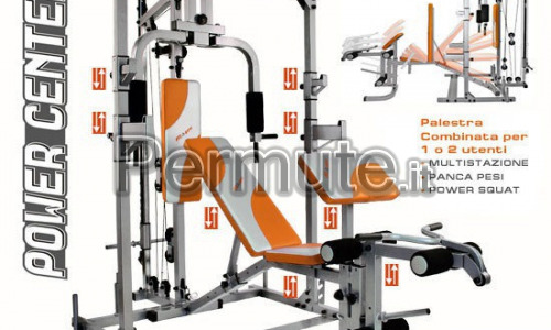 Palestra "Gym&Fit Powercenter XL" con pesi gommati