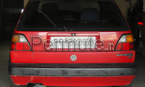 GOLF GTI 1800 16V ANNO 1991 ROSSA PERFETTAMENTE FUNZIONANTE .