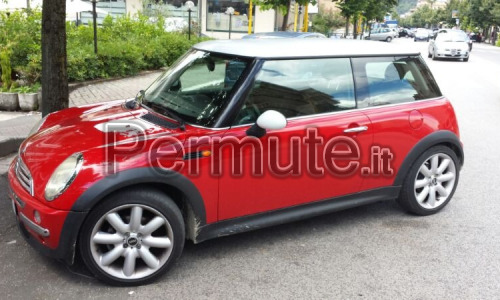 mini one d 1.4 75 cv rossa e bianca bellissima