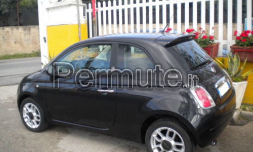 Scambio Fiat 500 sport nera anno fine 2011