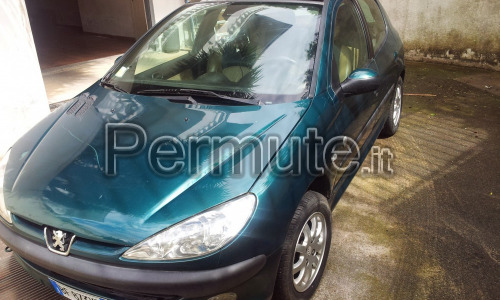 Peugeot 206 Roland Garros del 2000 perfettamente restaurata 2015 trasformata a metano