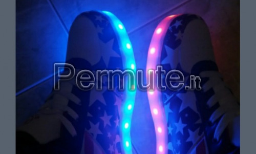 Scarpe con luci a led