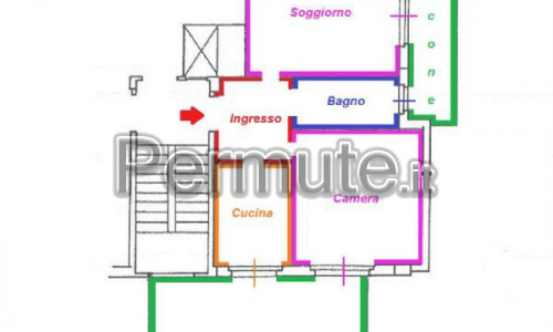 Prenestina Tor de Schiavi con terrazzo