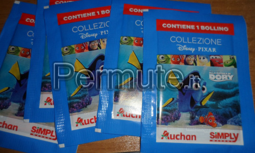 buste da aprire/disney pixar/raccolta auchan