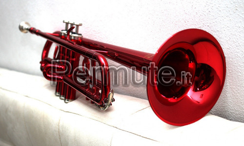Tromba rossa Wisemann TR300R + bocchino + custodia