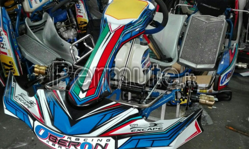 go kart 125 telaio oberon 2016 e motore kz 10 galiffa