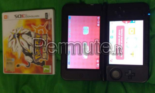 nintendo 3ds xl+pokemon sole