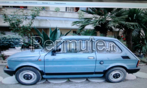 natatto FIAT 126 FSM CON VESPA 125