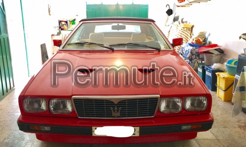 Permuto Maserati BiTurbo Cabrio Rossa con Porche 911