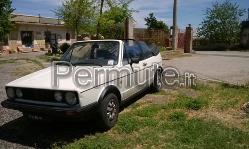 golf cabrio 1100 del 1981 iscritta asi