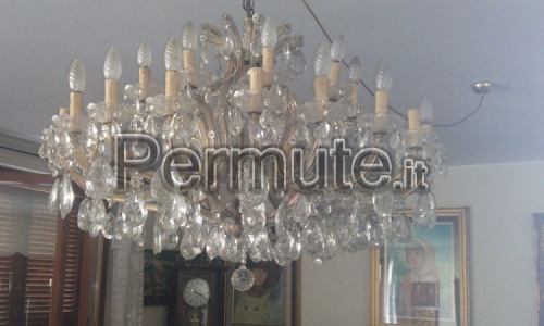 LAMPADARIO IN CRISTALLO