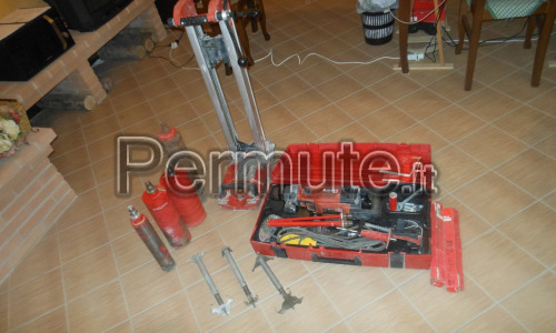 Carotatrice Hilti DD 130 + Scanalatrice Hilti DC SE 20