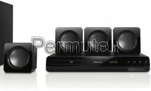 Sistema Home Theater Philips HTD3510 5+1 e DVD