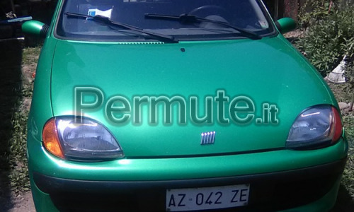 Fiat 600 verde del 98 , 90 mila km, funzionante