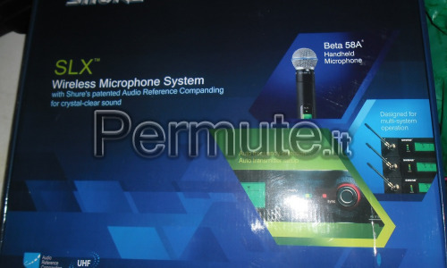 Radiomicrofono shure slx beta 58 a