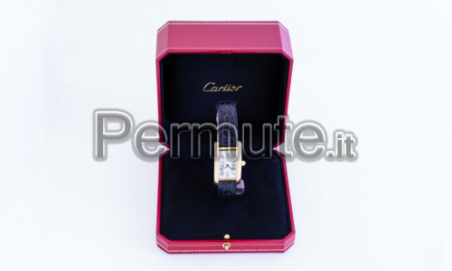 Cartier tank Americaine 18k oro giallo