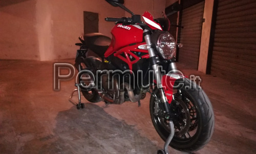 Ducati Monster 821 Stripe, Novembre 2016